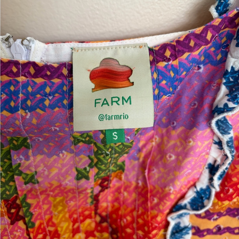 Farm Rio Summer Stitches Romper - Picture 4 of 4